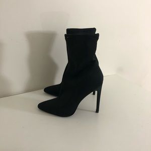 Steve Madden Black Heel Booties size 7